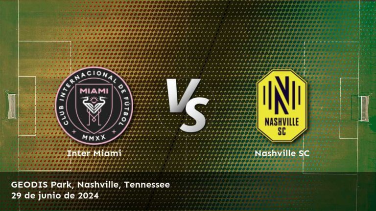 Aprovecha al máximo tus apuestas en el partido entre Nashville SC vs Inter Miami con Apuesta Verde. Descubre nuestras predicciones expertas y probabilidades actuales para ganar.