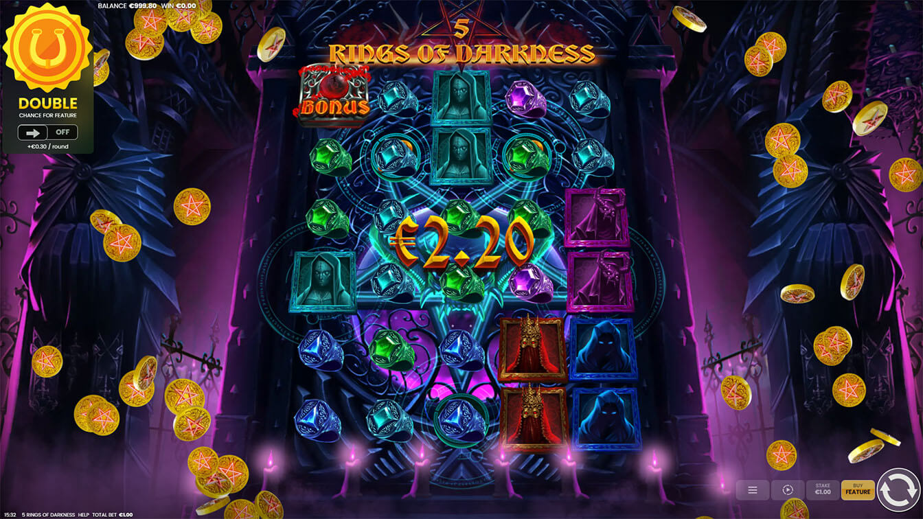 5 Rings of Darkness por Octoplay, gameplay screenshot