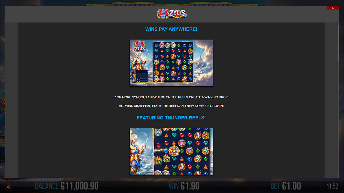 7x7 Zeus por 4ThePlayer, info screenshot