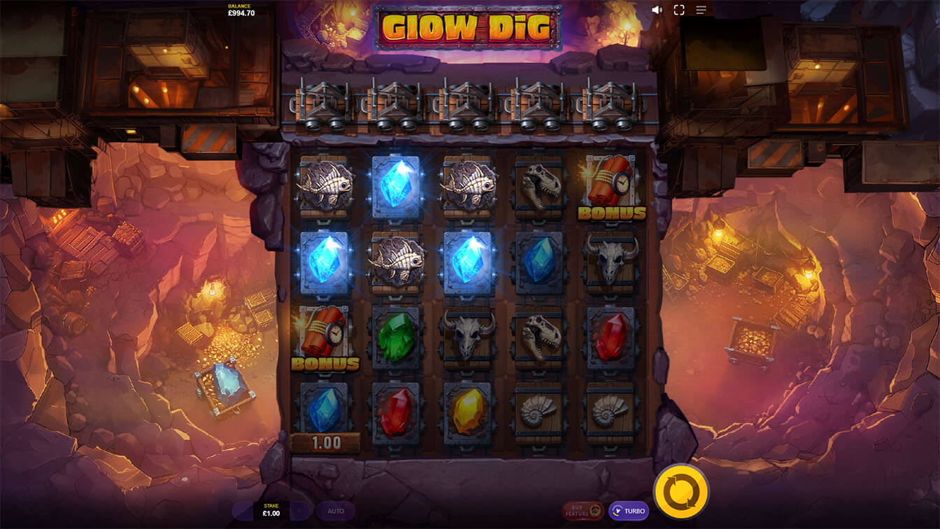 Glow Dig por Max Win Gaming, win screenshot