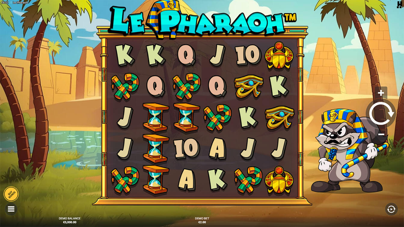 Le Pharaoh por Hacksaw Gaming, gameplay screenshot