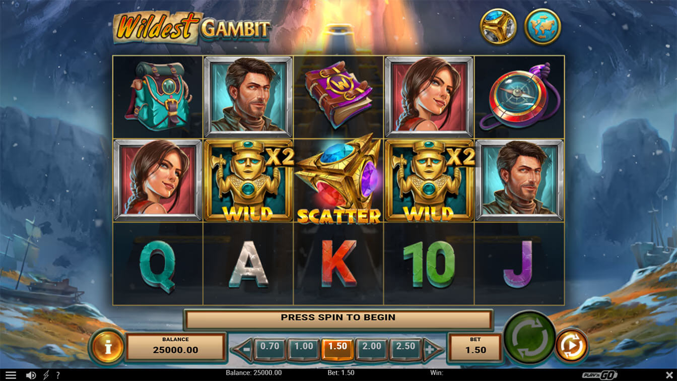 Wildest Gambit por Play'n GO, gameplay screenshot