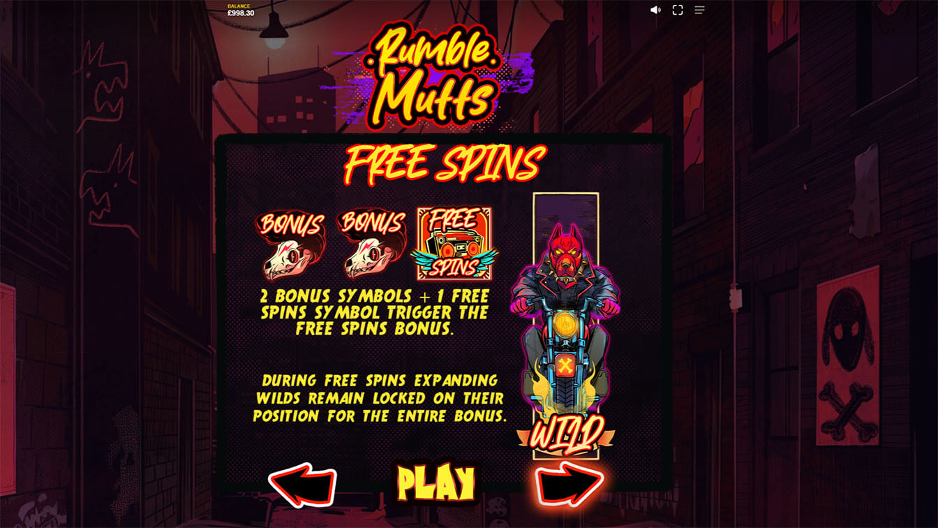 Rumble Mutts por Max Win Gaming, info screenshot