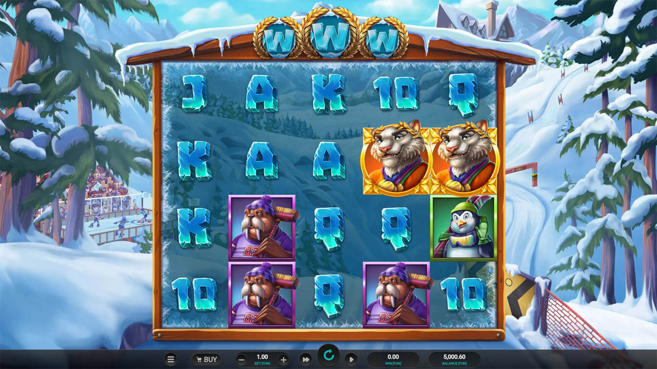 Winter Champions por Relax Gaming, gameplay screenshot